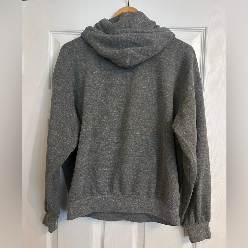 Aviator Nation Gray Pullover Relaxed Hoodie with Logo XSmall - Picture 4 of 6